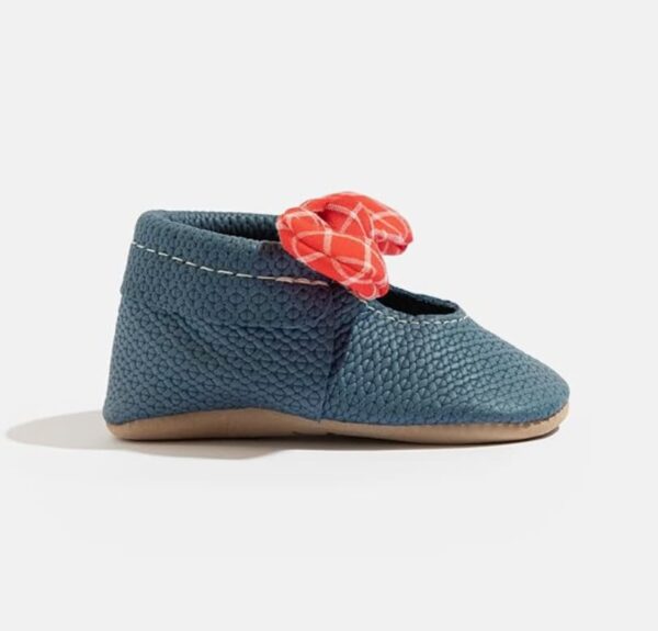 Bow Baby Girl Shoes Soft Sole or Hard Sole, Premium Leather Baby Shoes