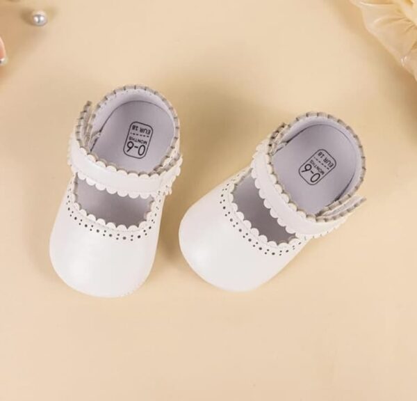 Bowknot Princess Wedding Dress Shoes Toddler Crib Shoes