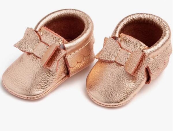 Bow Moccasins,Baby Girl Shoes, Ballet Flat