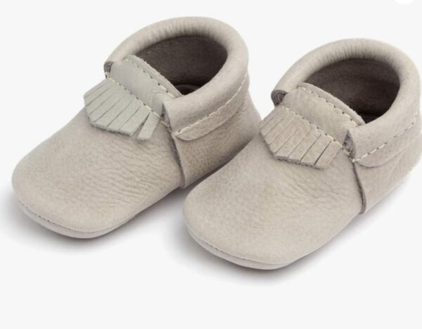 baby boy blue moccasins brown,Soft Sole LeatherMoccasins