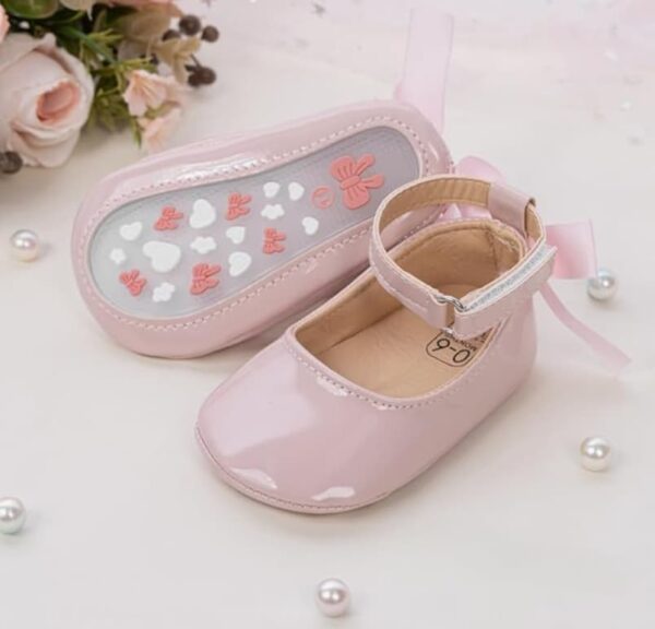 baby girl bow moccasins black