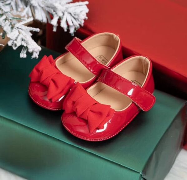 baby girl bow moccasins black