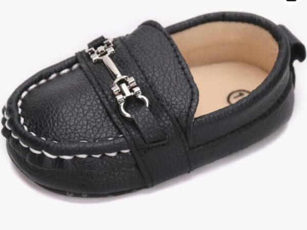 baby boy leather moccasins,Crib Shoes - Image 6