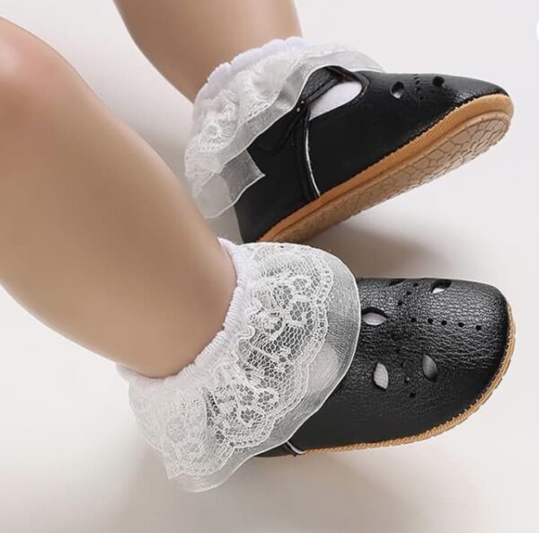 baby girl pink moccasins,Leather Soft Sole Infant moccasins4