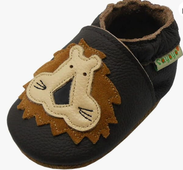 Dark Brown-lion,baby moccasin shoes leather Soft Sole,Infant Toddler Prewalker Shoes