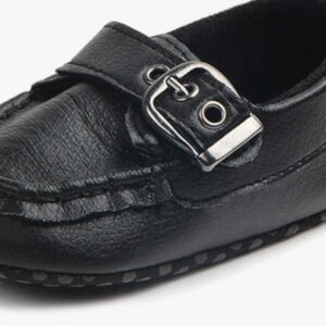 E-black,baby boy leather moccasins,Crib Shoes