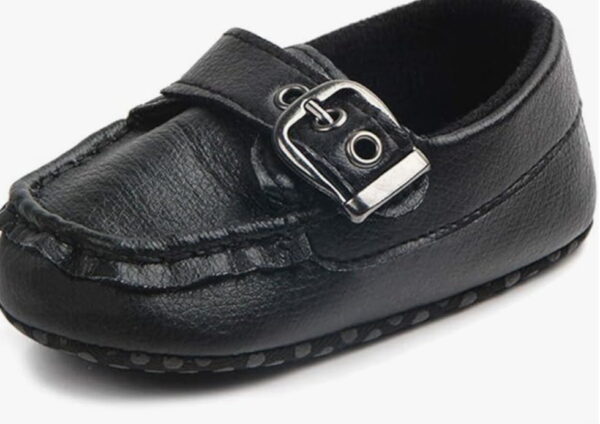 E-black,baby boy leather moccasins,Crib Shoes