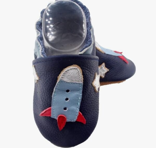 fox feet baby moccasins, Crib Shoes Baby Moccasins - Image 3