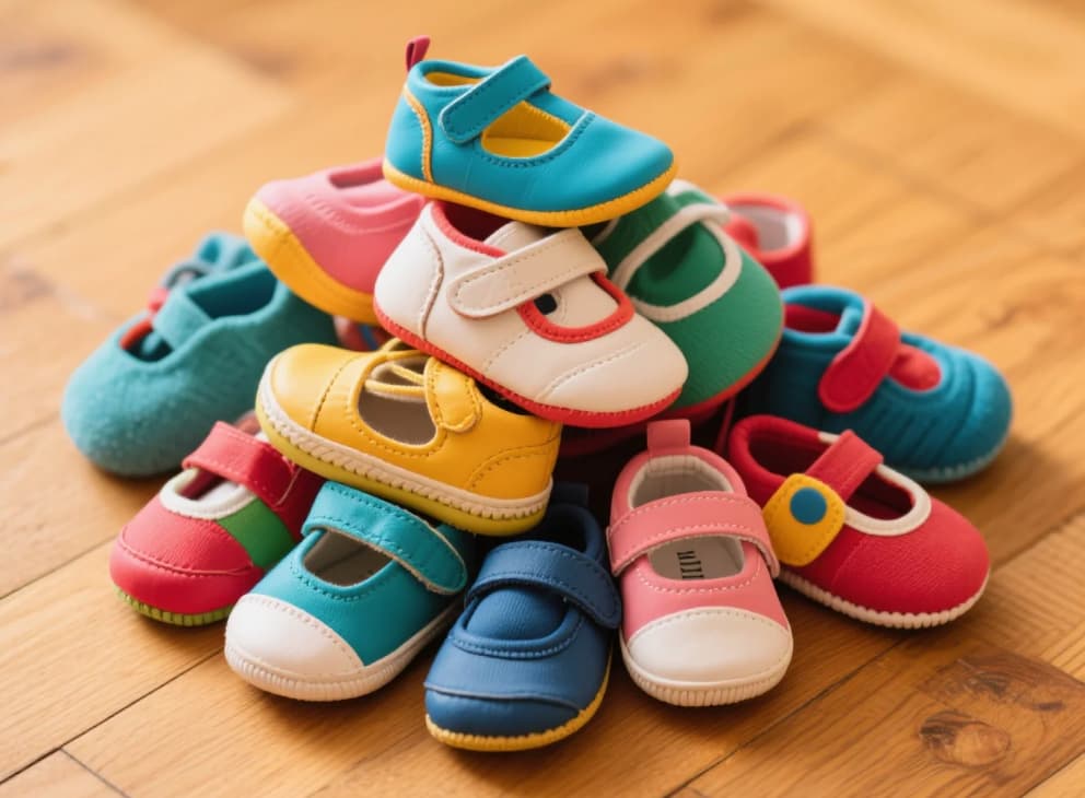 What kind of shoes can't babies wear?