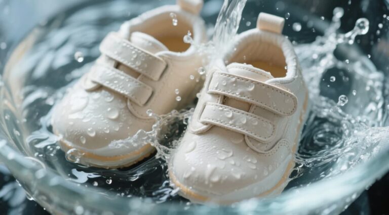 can you wash baby shoes