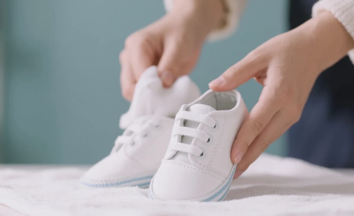 What should I do if my baby shoes have an odor?